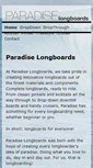 Mobile Screenshot of paradiselongboards.com